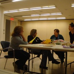 Terri Bertini joins WNBA members Birgit Soyka+Mary Knippel+Teresa LeYung Ryan at Meet Up