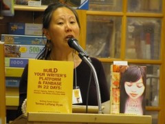 Writing Career Coach Teresa LeYung-Ryan says Reach Out not stress out when building your platform--photo by MKWL