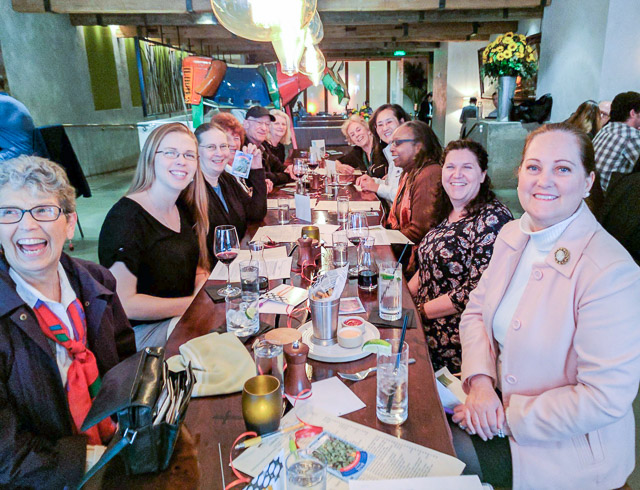 Women, Wine and Books: 2017 Spring Mixer Urban Tavern Table 2